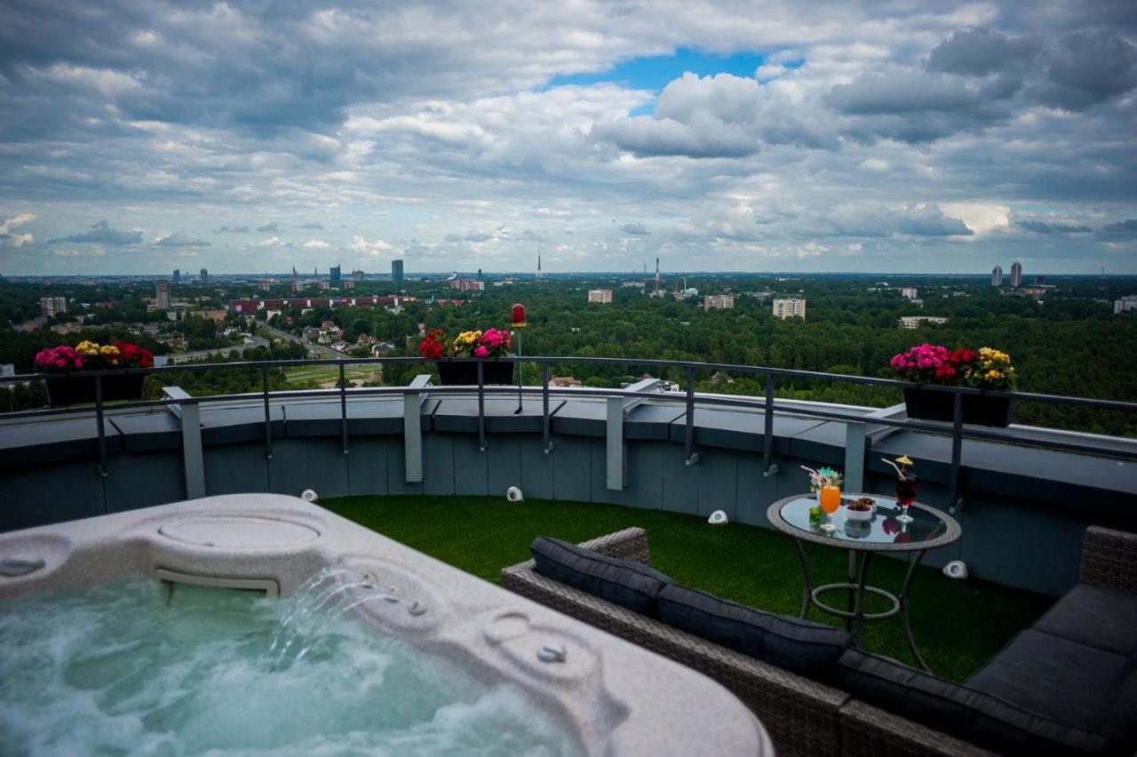 Skyhouse Riga Amazing Penthouse And Spa Extérieur photo